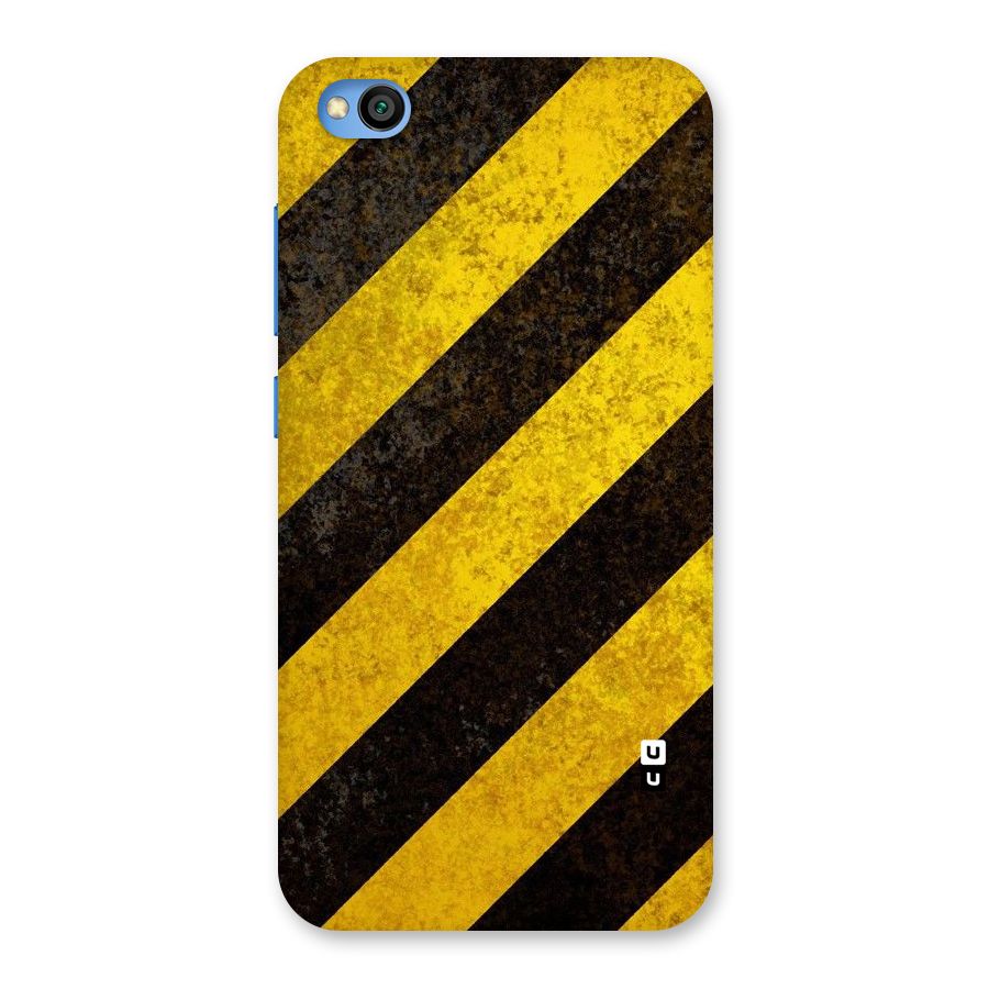 Shaded Yellow Stripes Back Case for Redmi Go