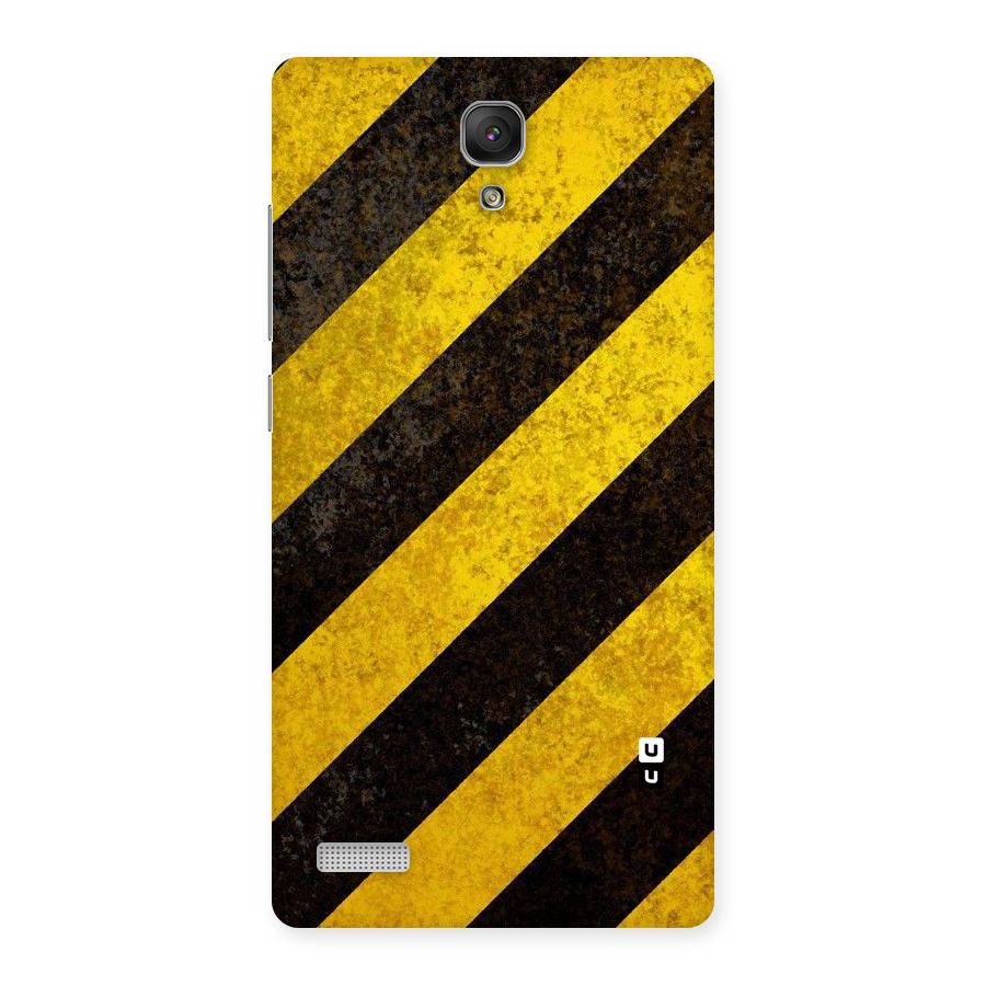 Shaded Yellow Stripes Back Case for Redmi Note Prime
