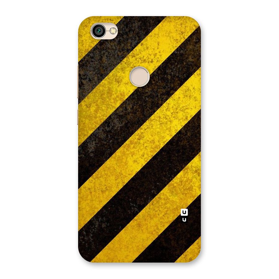 Shaded Yellow Stripes Back Case for Redmi Y1 2017