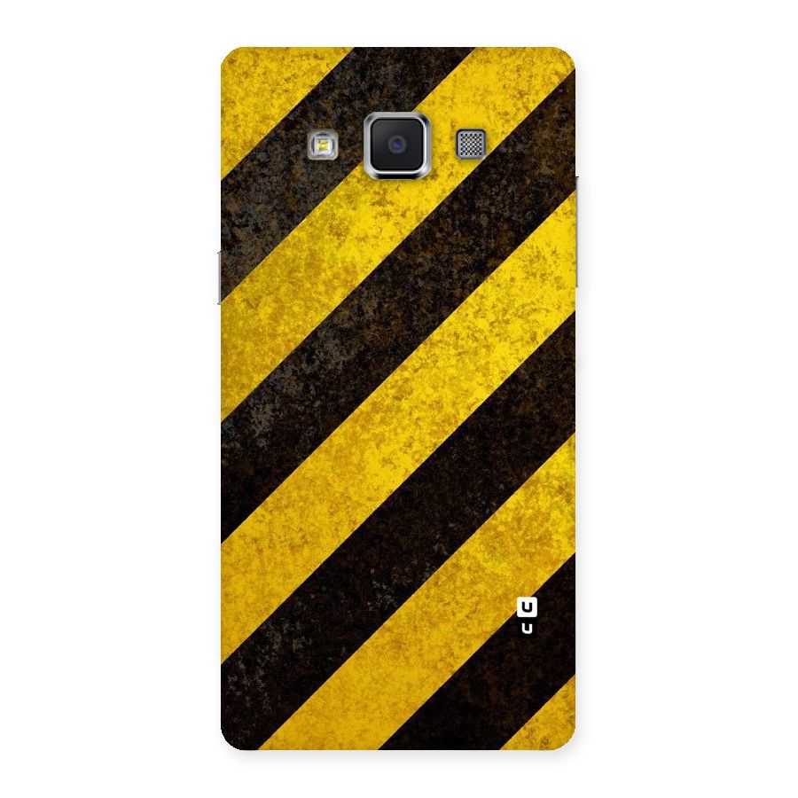 Shaded Yellow Stripes Back Case for Samsung Galaxy A5