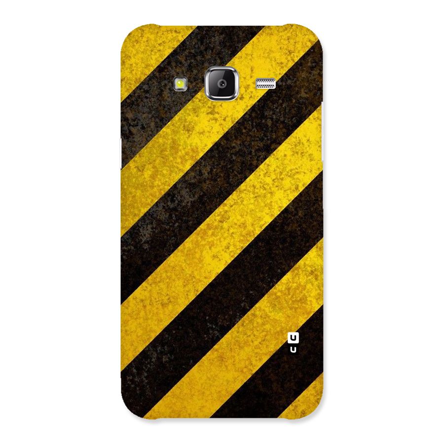 Shaded Yellow Stripes Back Case for Samsung Galaxy J2 Prime