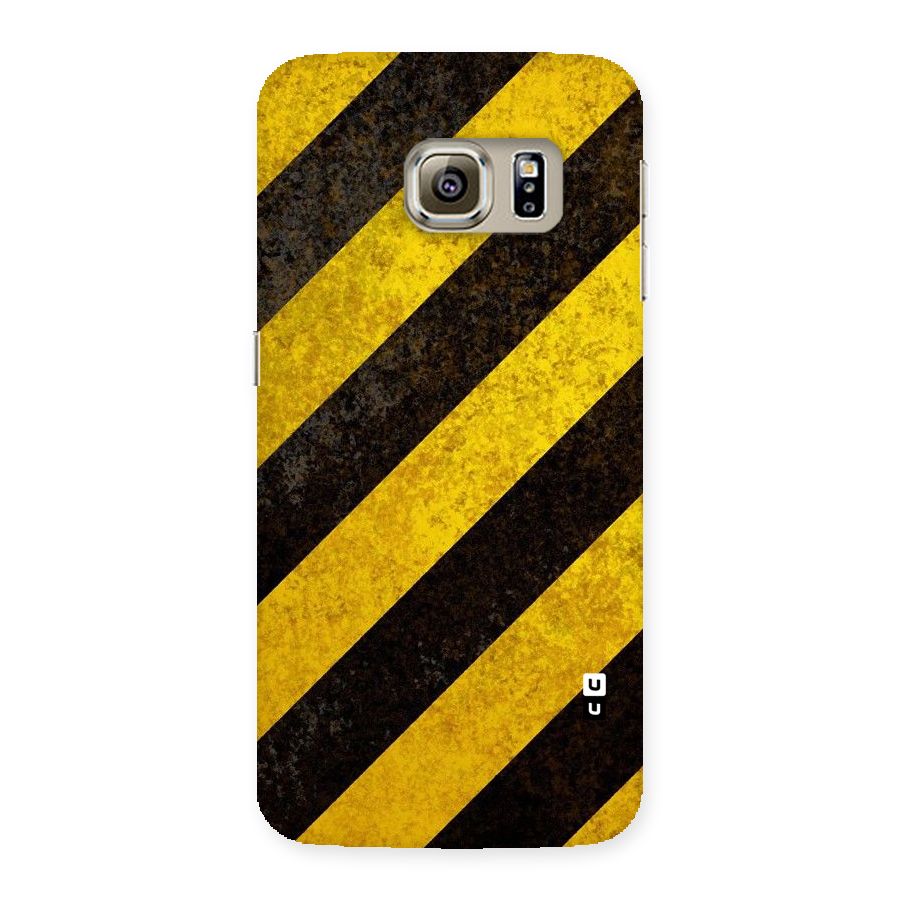 Shaded Yellow Stripes Back Case for Samsung Galaxy S6 Edge