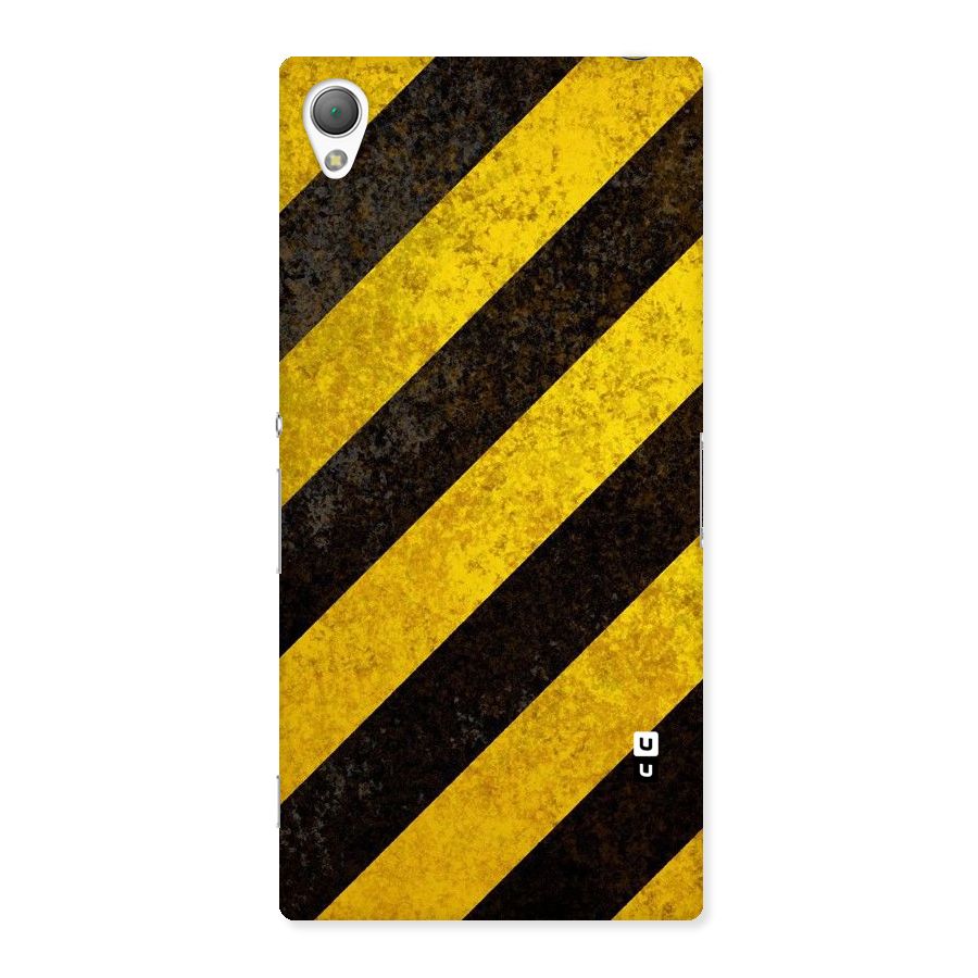 Shaded Yellow Stripes Back Case for Sony Xperia Z3