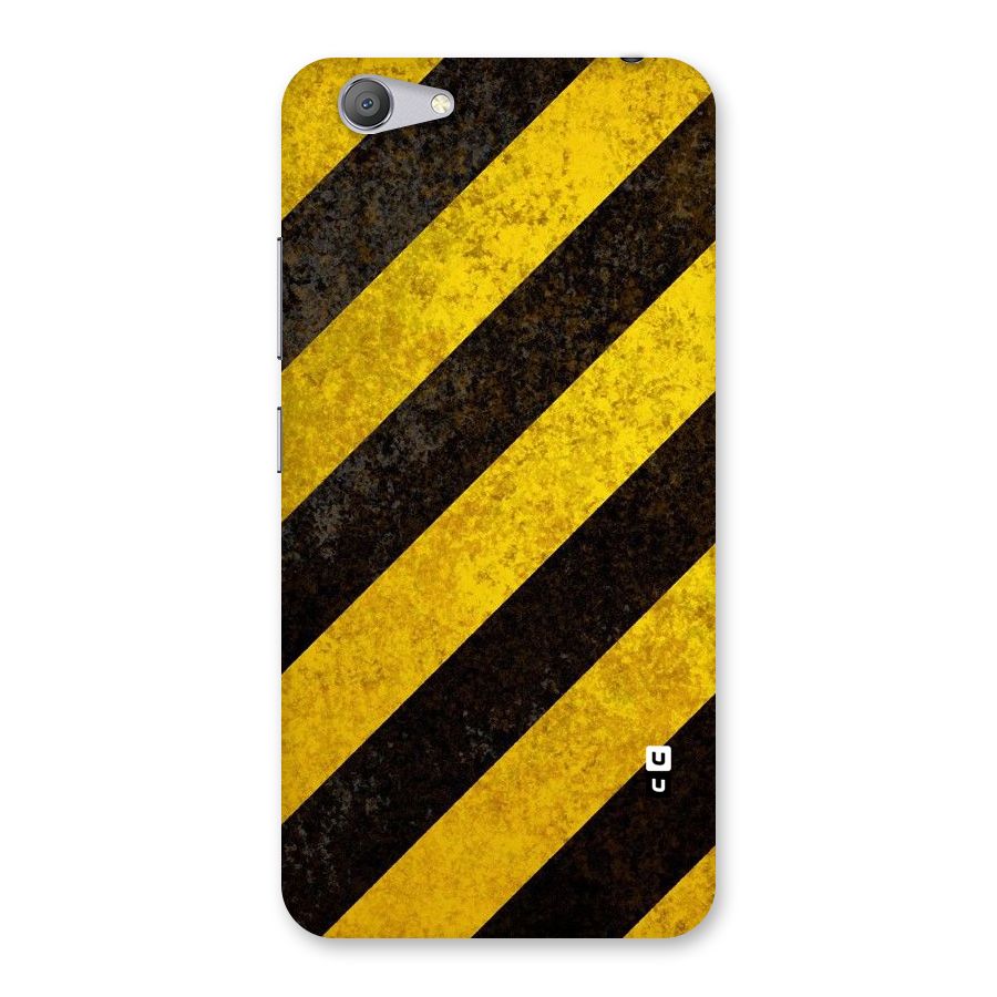 Shaded Yellow Stripes Back Case for Vivo Y53