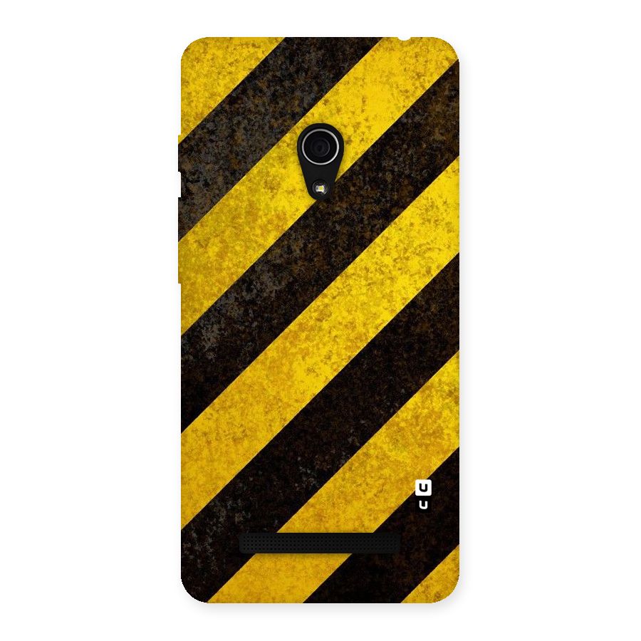 Shaded Yellow Stripes Back Case for Zenfone 5