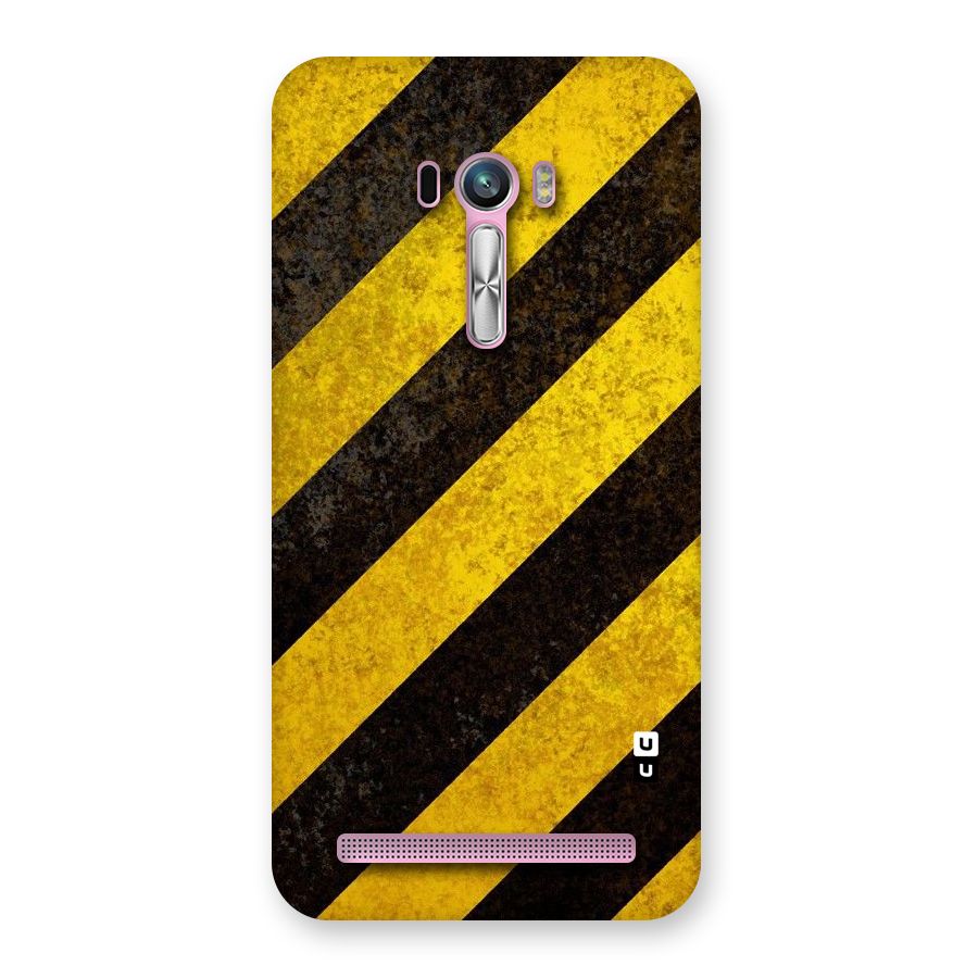 Shaded Yellow Stripes Back Case for Zenfone Selfie