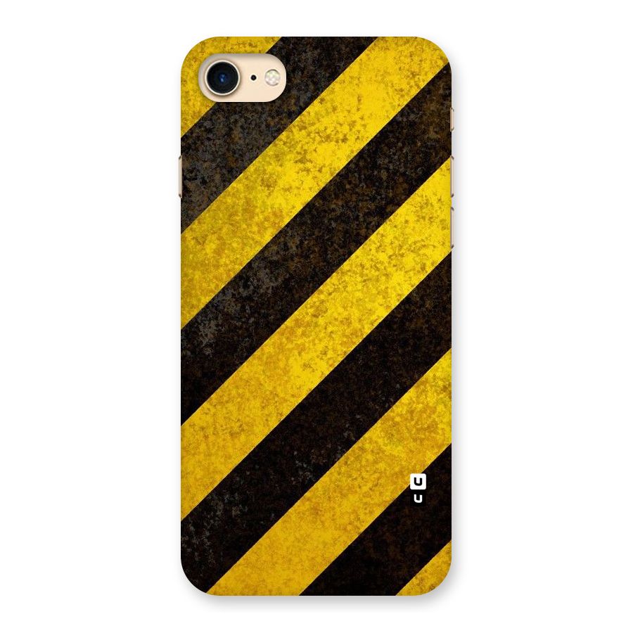 Shaded Yellow Stripes Back Case for iPhone 7