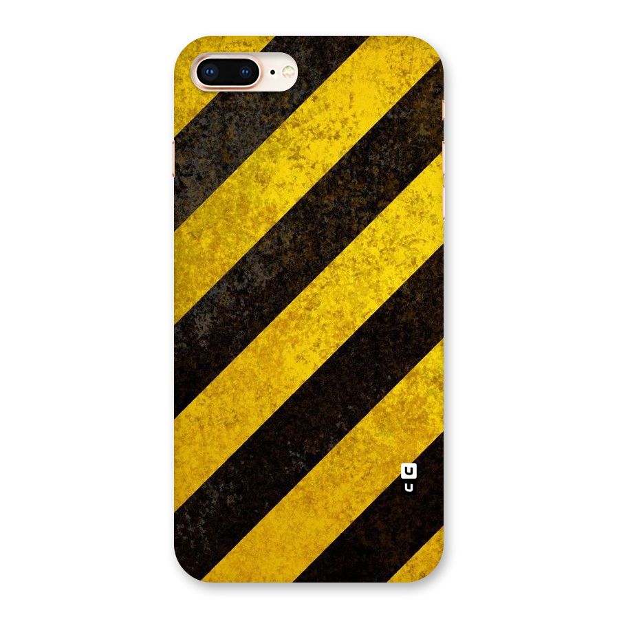Shaded Yellow Stripes Back Case for iPhone 8 Plus