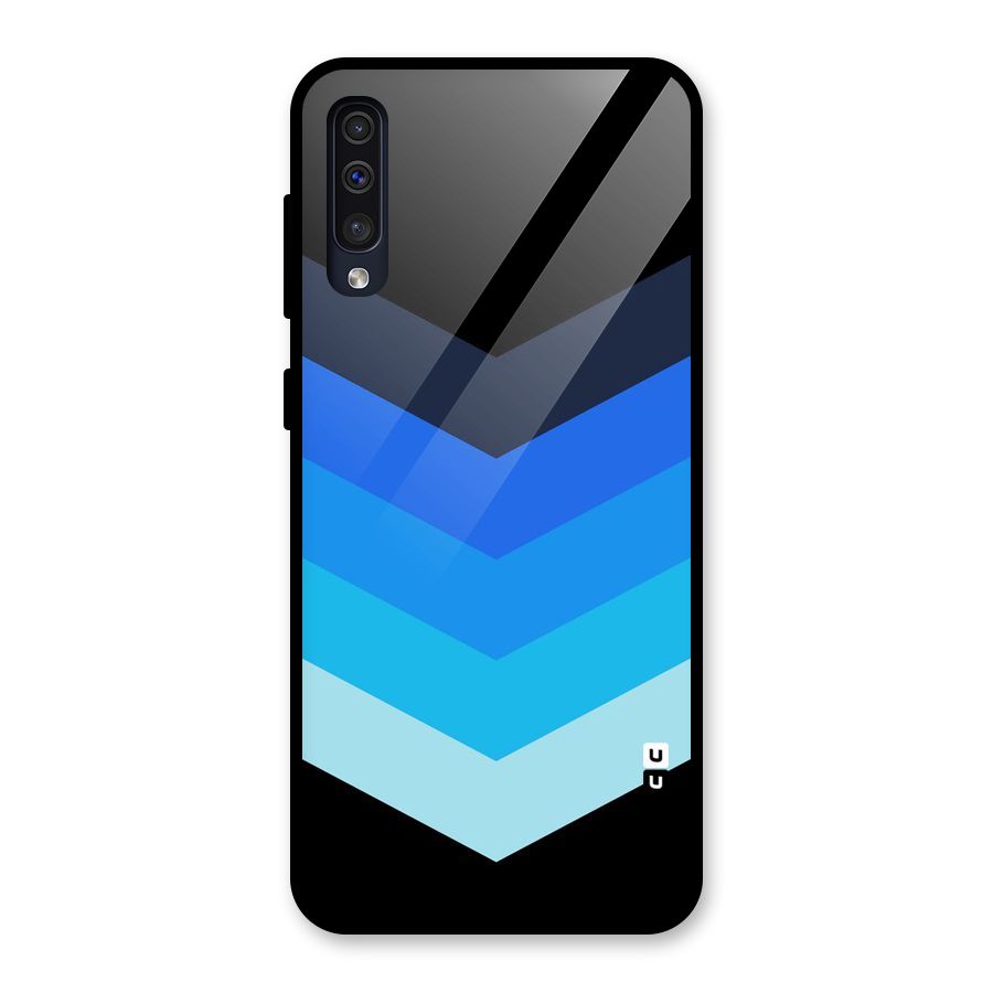 Shades Colors Glass Back Case for Galaxy A30s