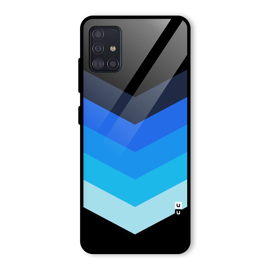 Shades Colors Glass Back Case for Galaxy A51