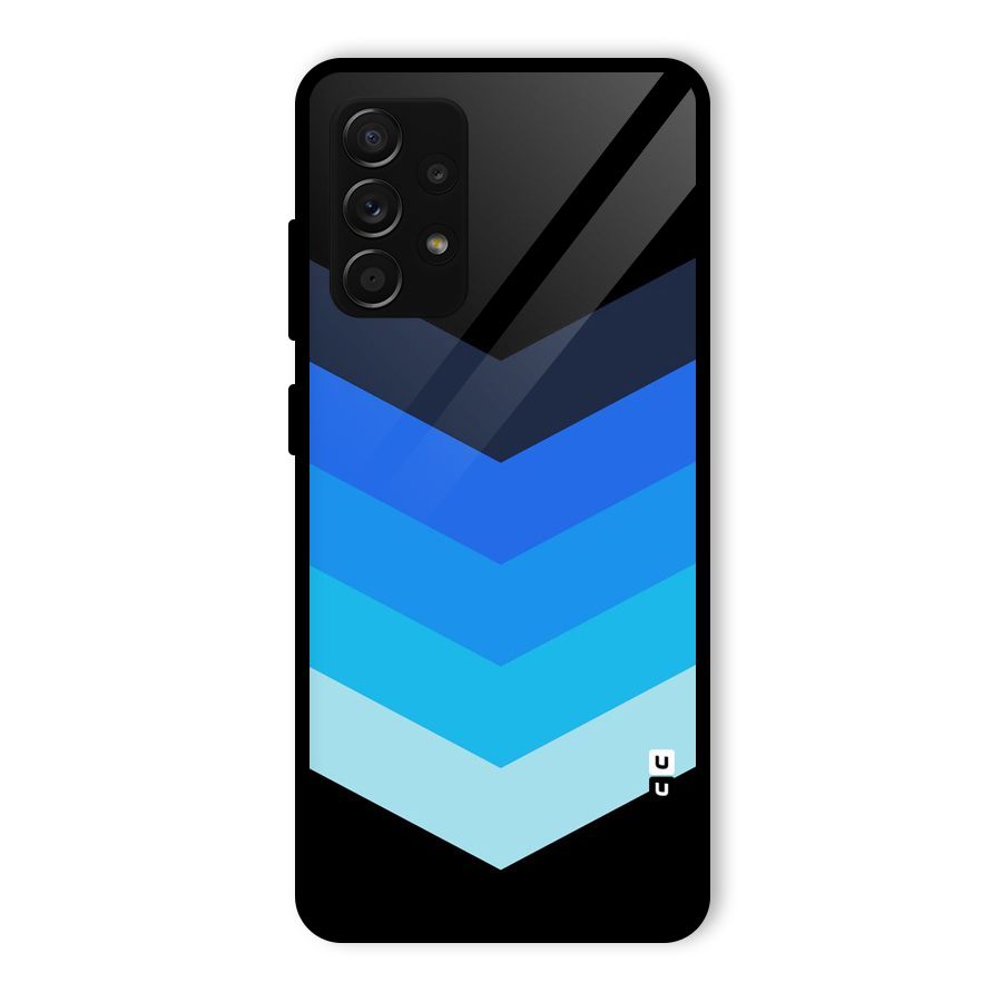 Shades Colors Glass Back Case for Galaxy A53 5G