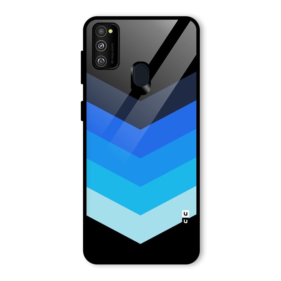Shades Colors Glass Back Case for Galaxy M21