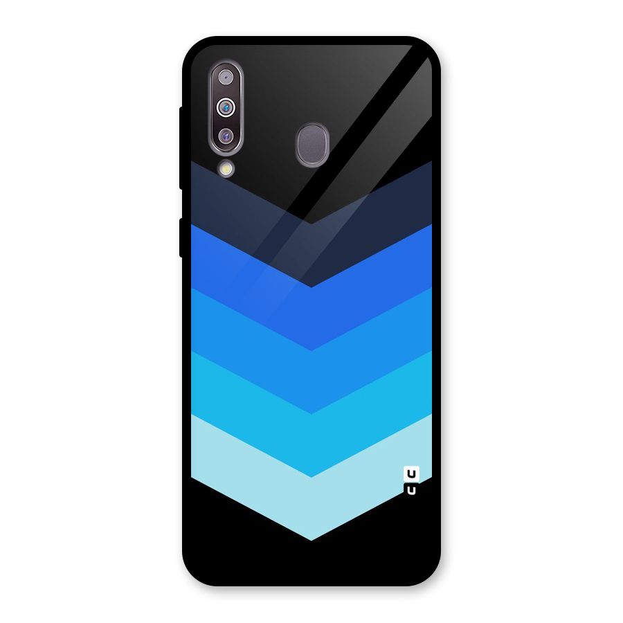 Shades Colors Glass Back Case for Galaxy M30