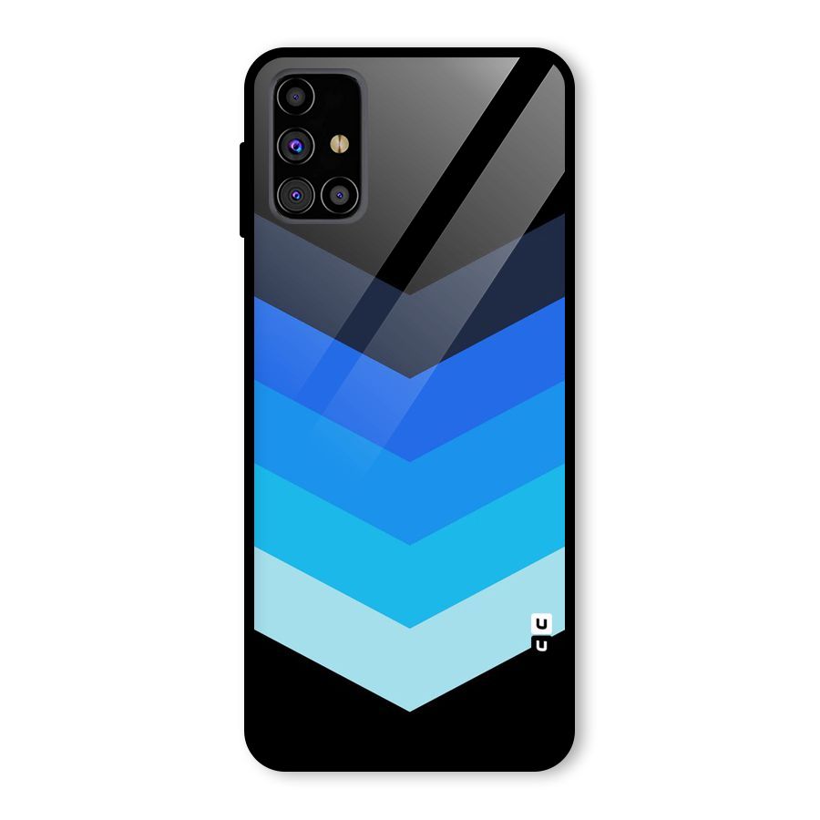 Shades Colors Glass Back Case for Galaxy M31s