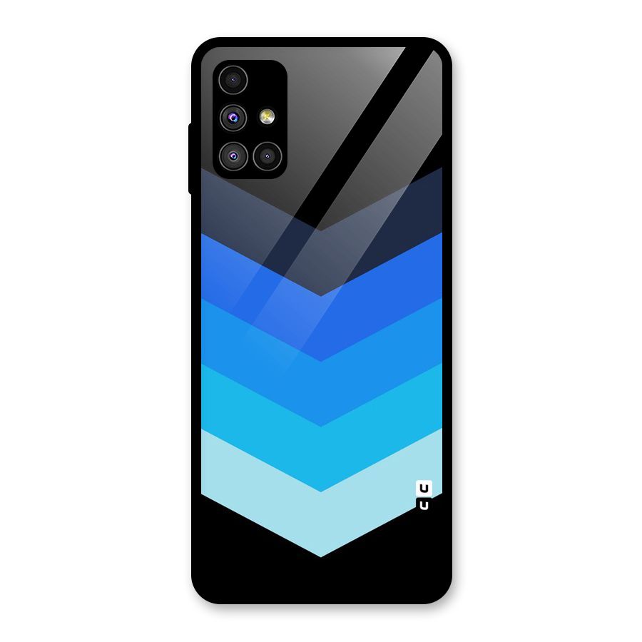 Shades Colors Glass Back Case for Galaxy M51