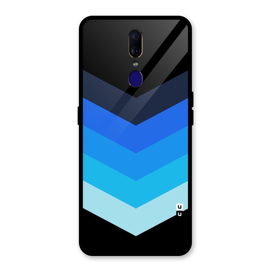 Shades Colors Glass Back Case for Oppo F11