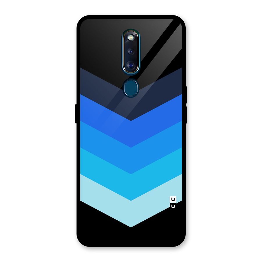 Shades Colors Glass Back Case for Oppo F11 Pro