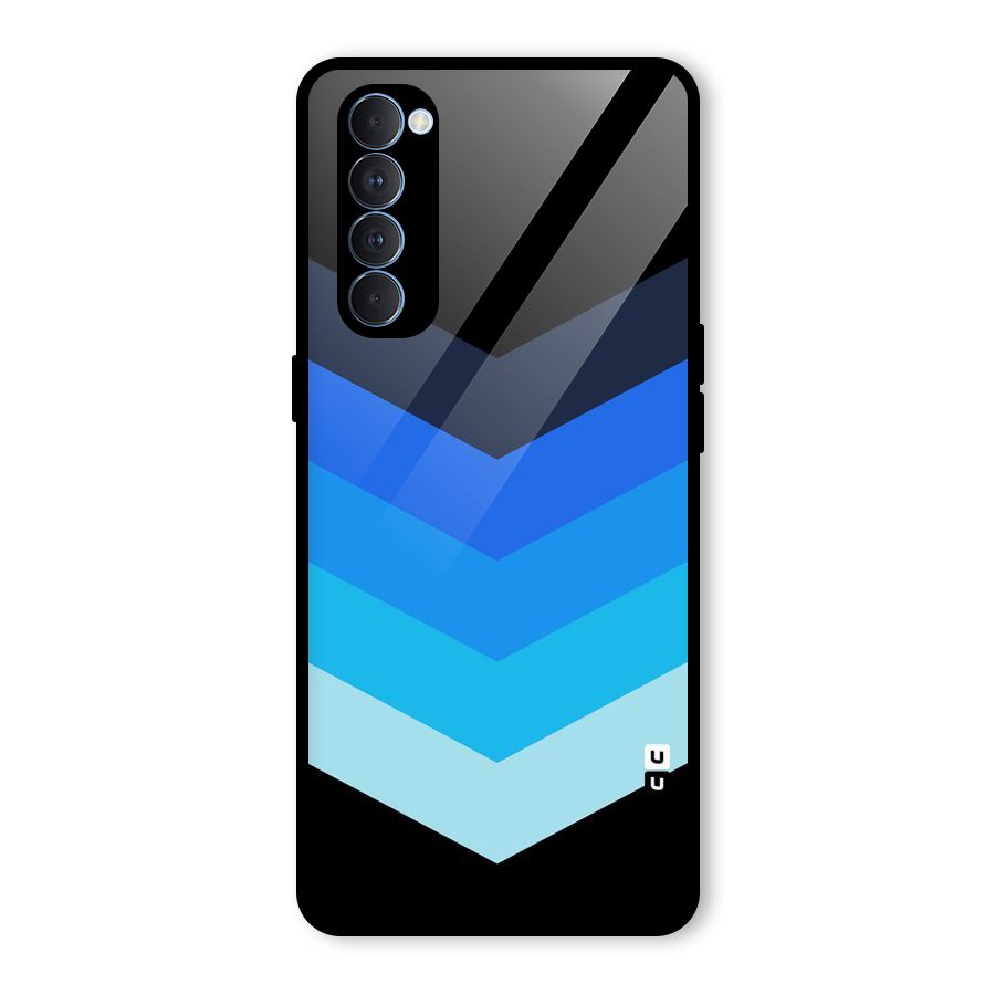 Shades Colors Glass Back Case for Oppo Reno4 Pro