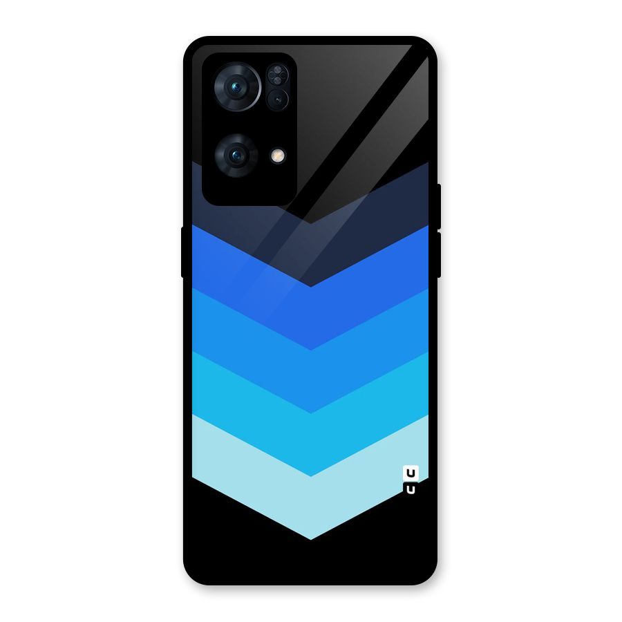 Shades Colors Glass Back Case for Oppo Reno7 Pro 5G