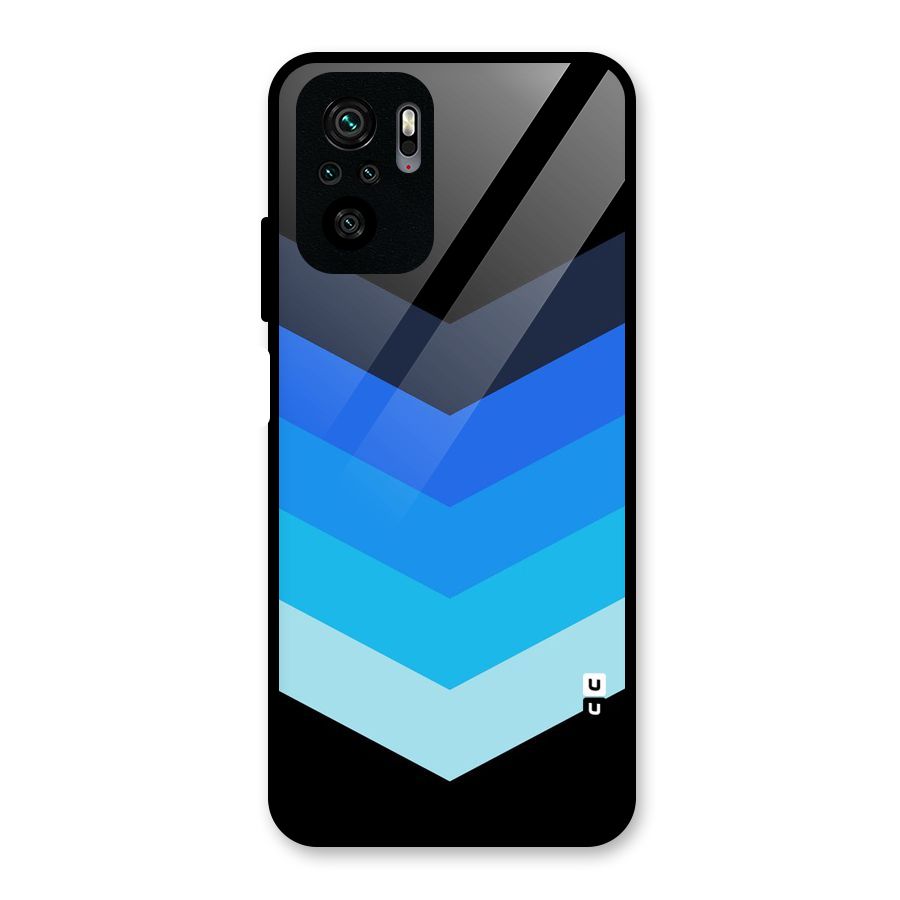 Shades Colors Glass Back Case for Redmi Note 10S