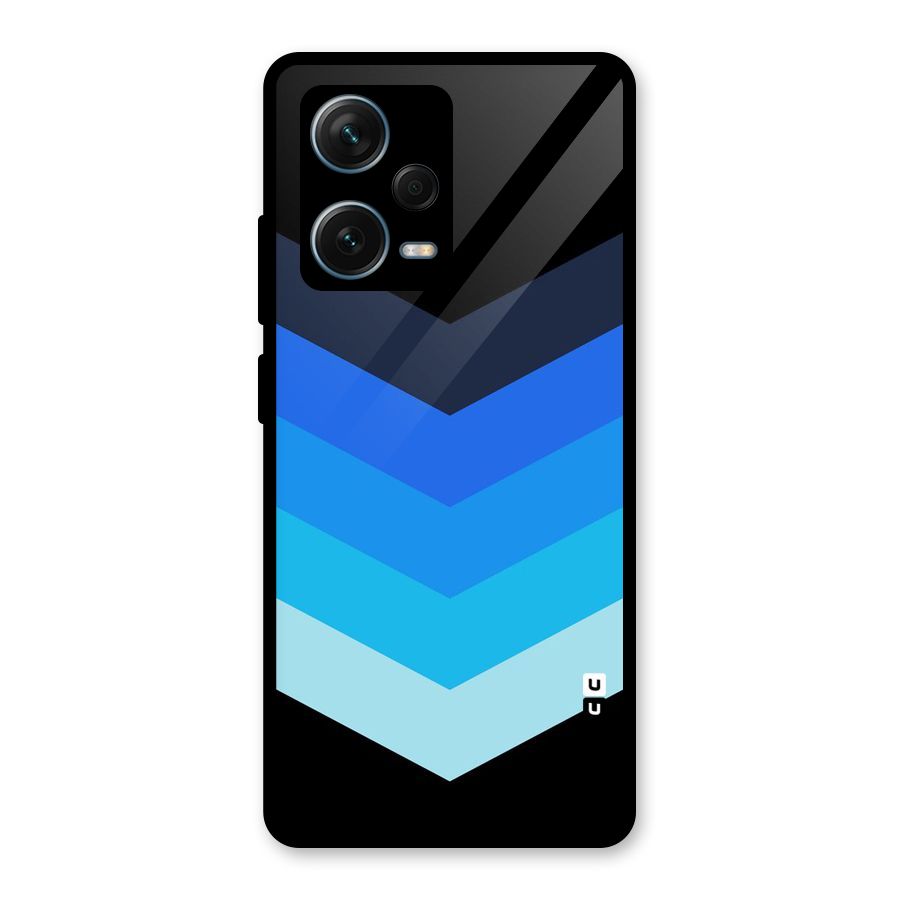 Shades Colors Glass Back Case for Redmi Note 12 Pro Plus 5G