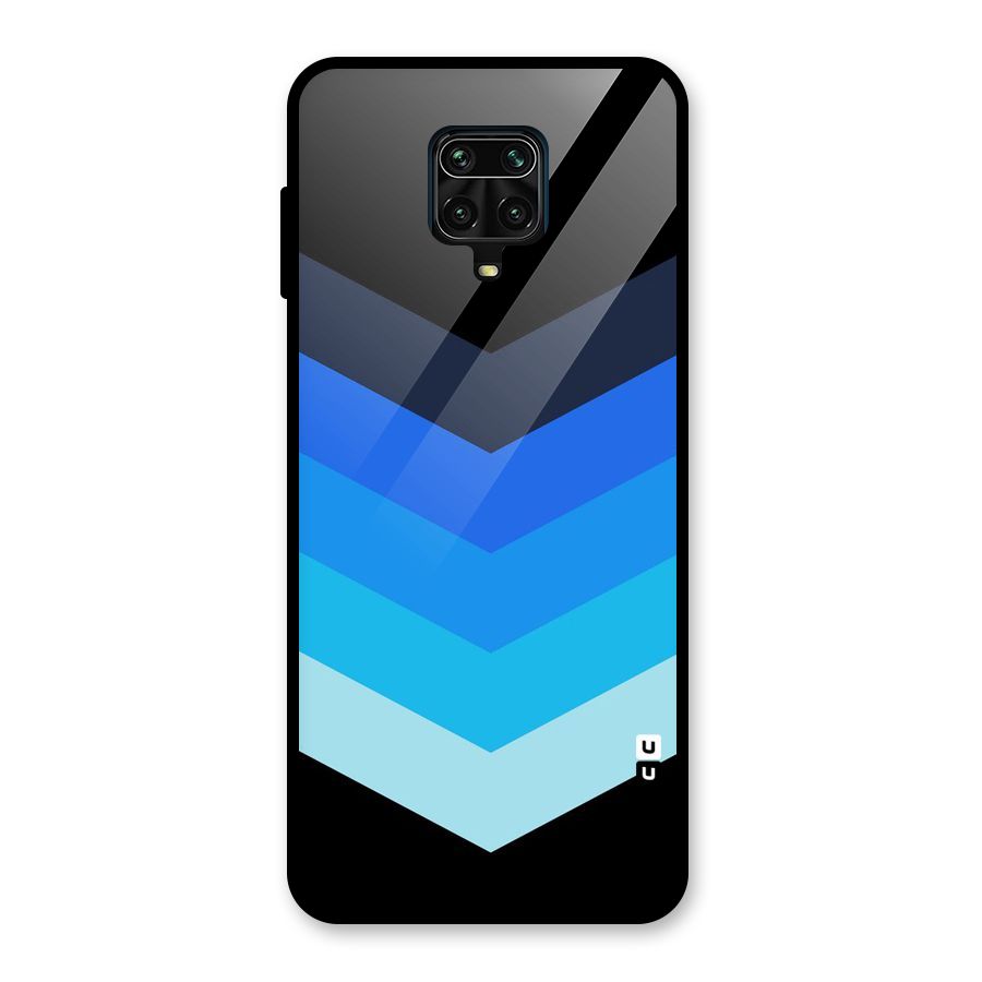 Shades Colors Glass Back Case for Redmi Note 9 Pro