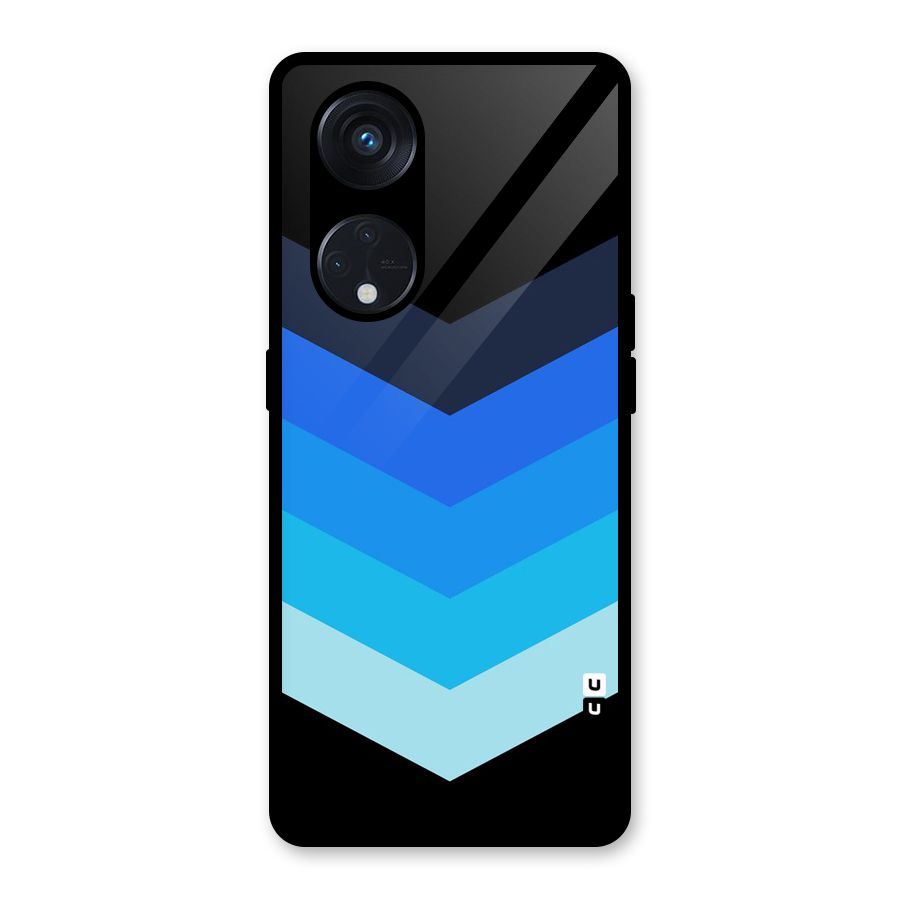 Shades Colors Glass Back Case for Reno8 T 5G