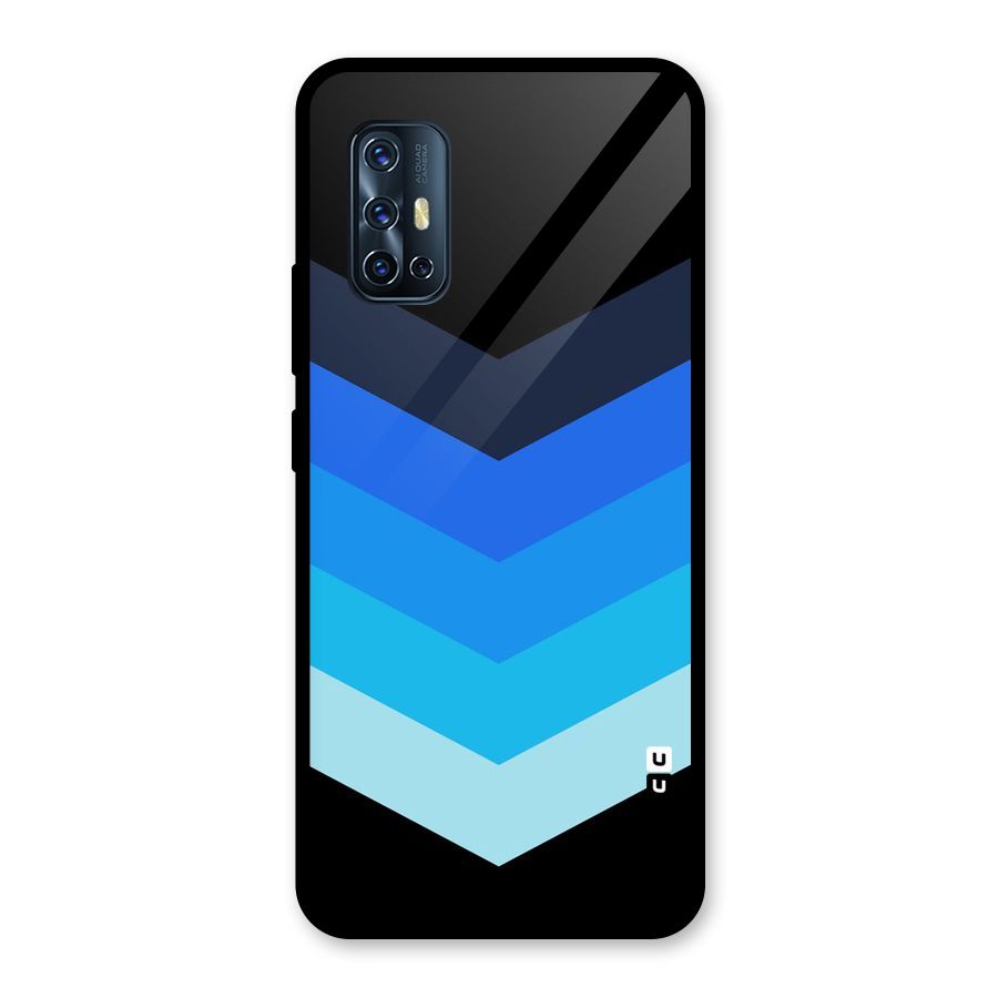 Shades Colors Glass Back Case for Vivo V17