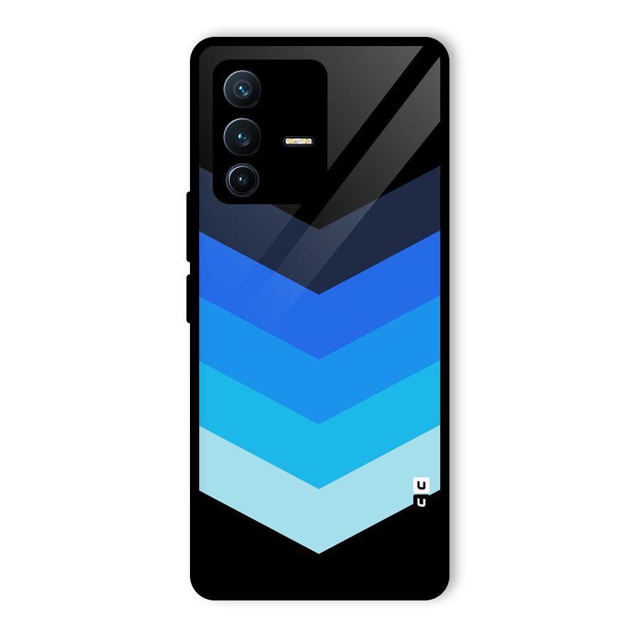 Shades Colors Glass Back Case for Vivo V23 Pro