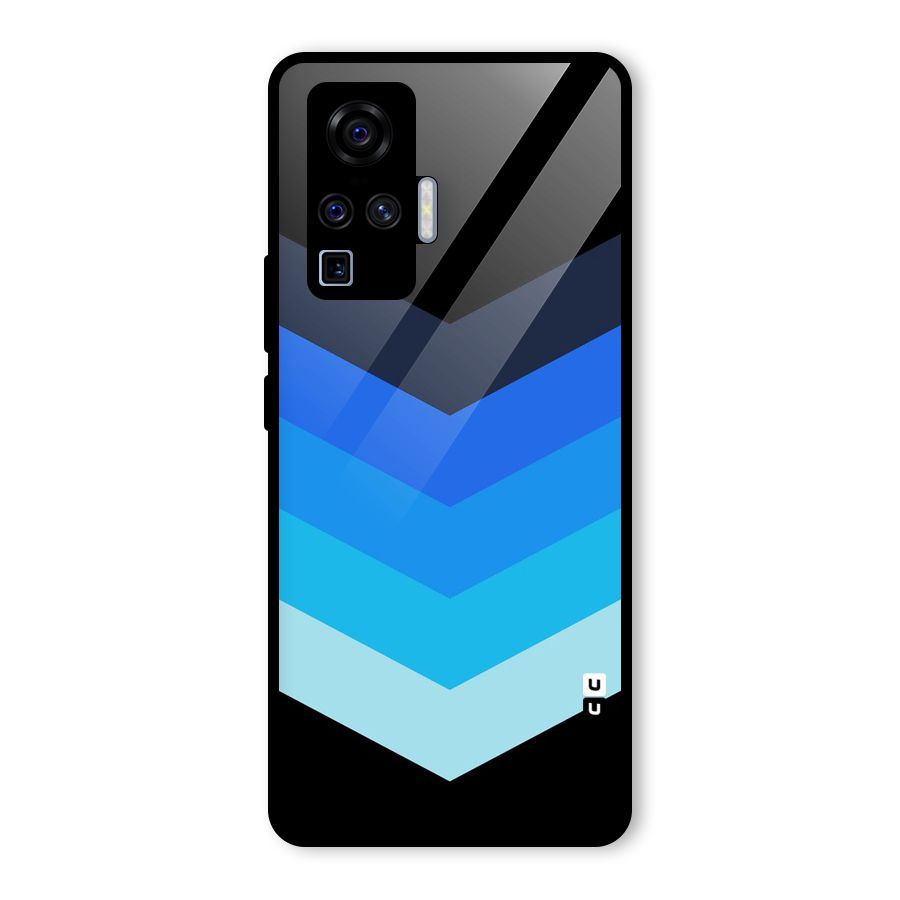 Shades Colors Glass Back Case for Vivo X50 Pro