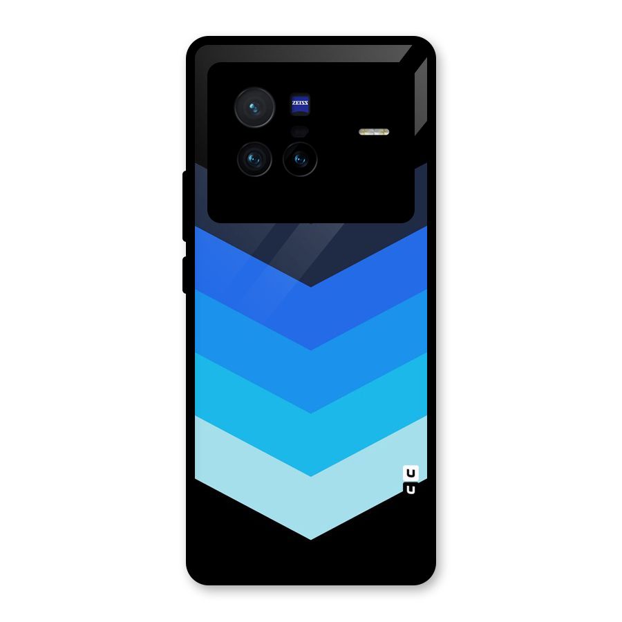 Shades Colors Glass Back Case for Vivo X80