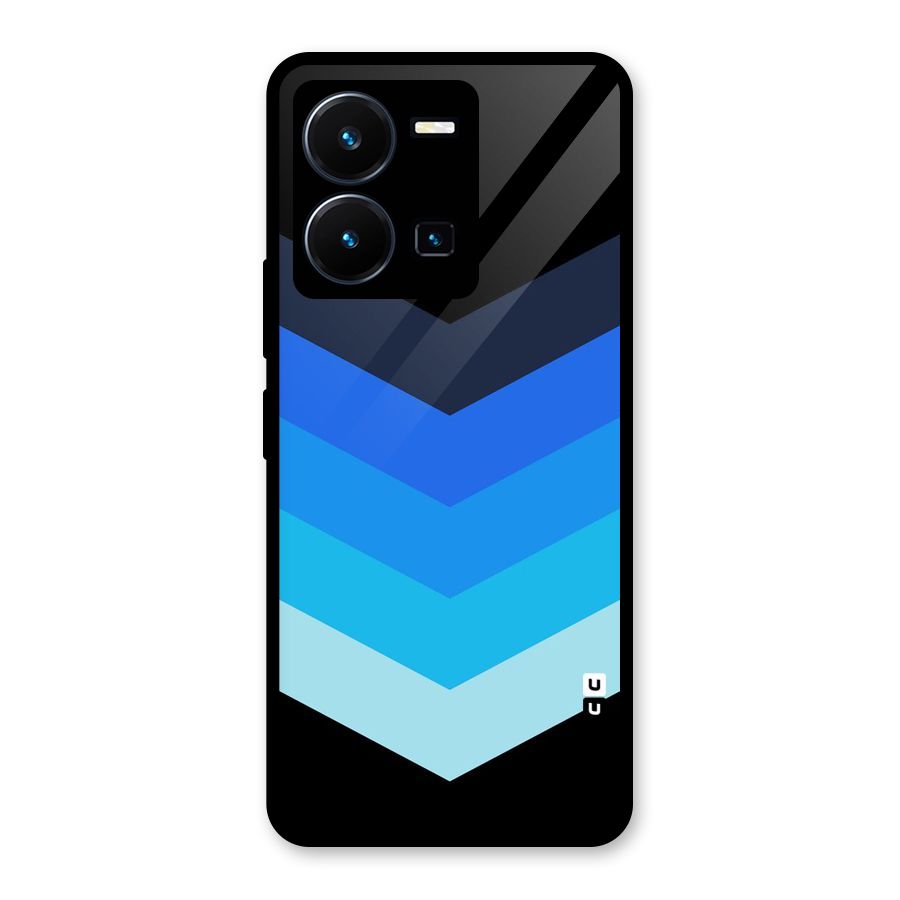 Shades Colors Glass Back Case for Vivo Y35