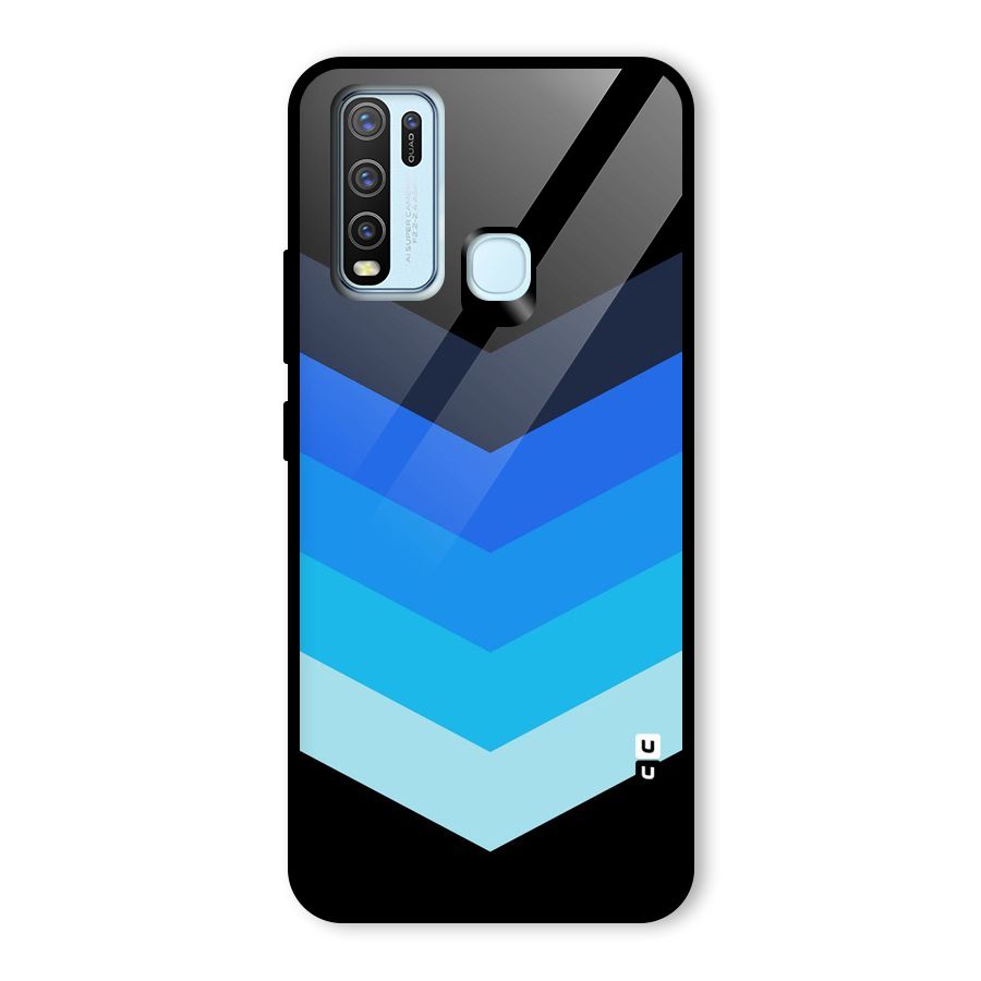 Shades Colors Glass Back Case for Vivo Y50