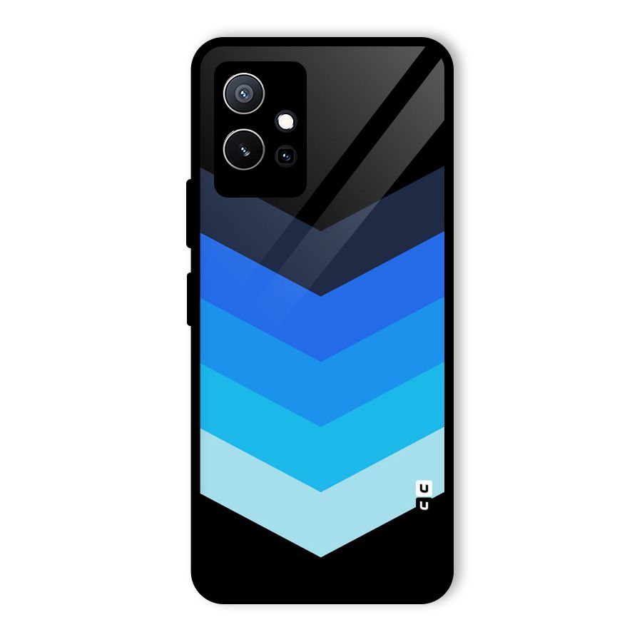 Shades Colors Glass Back Case for Vivo Y75 5G