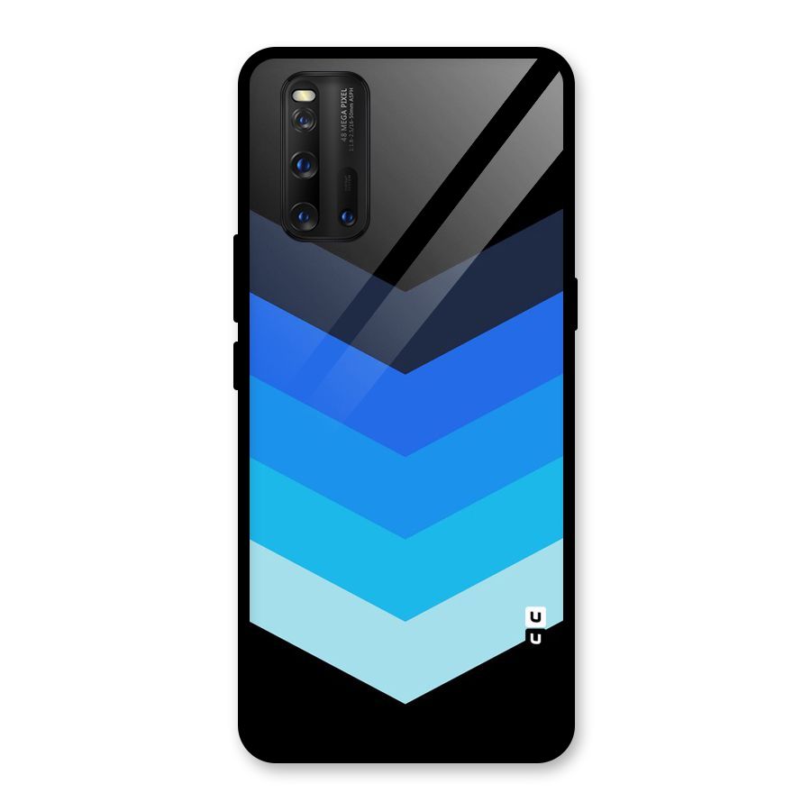 Shades Colors Glass Back Case for Vivo iQOO 3