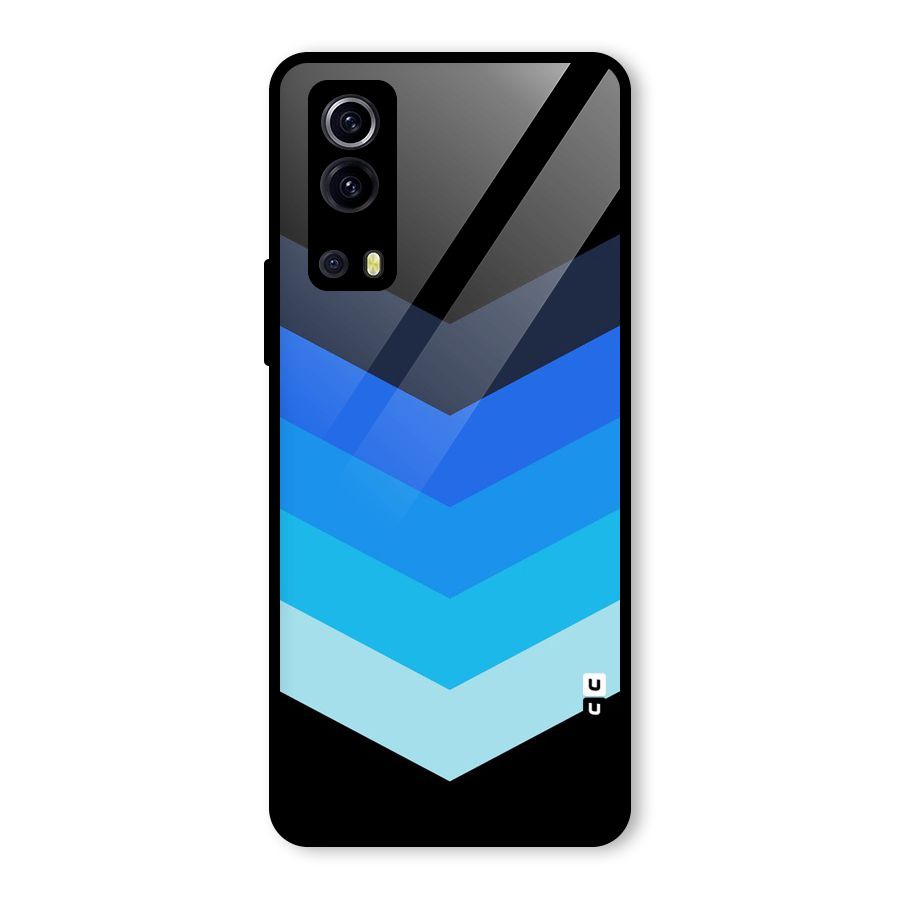 Shades Colors Glass Back Case for Vivo iQOO Z3