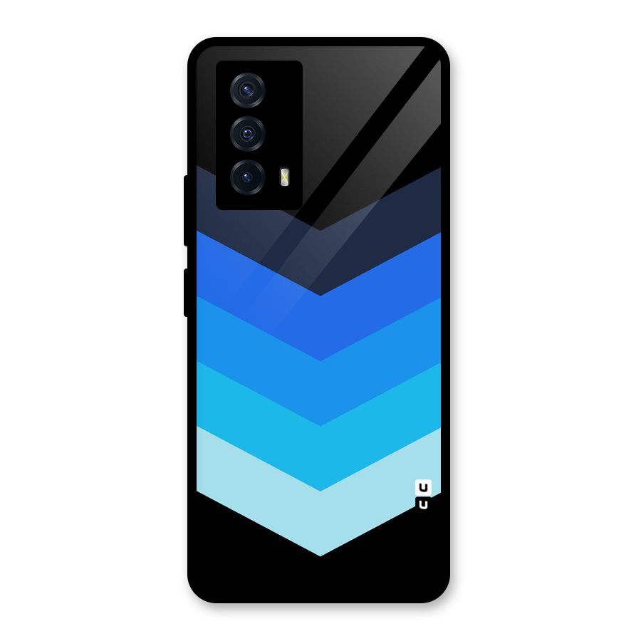 Shades Colors Glass Back Case for Vivo iQOO Z5
