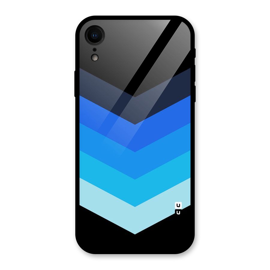 Shades Colors Glass Back Case for XR