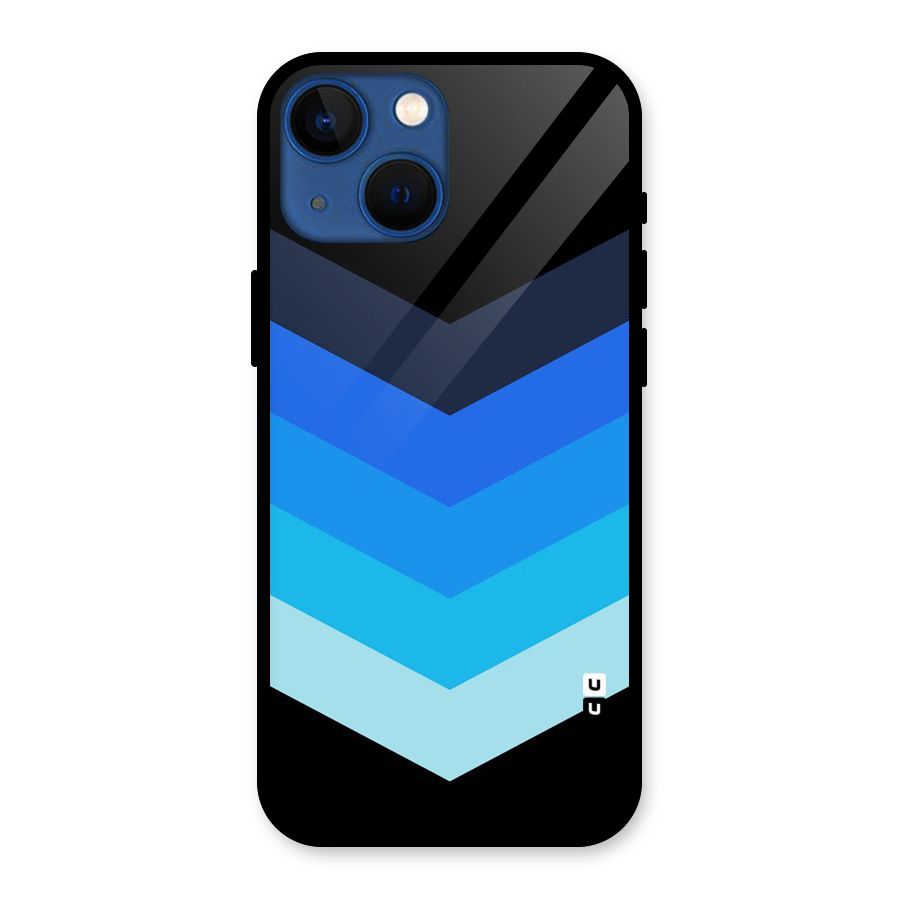 Shades Colors Glass Back Case for iPhone 13 Mini