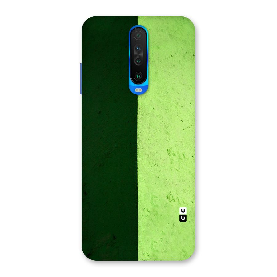 Shades Half Back Case for Poco X2