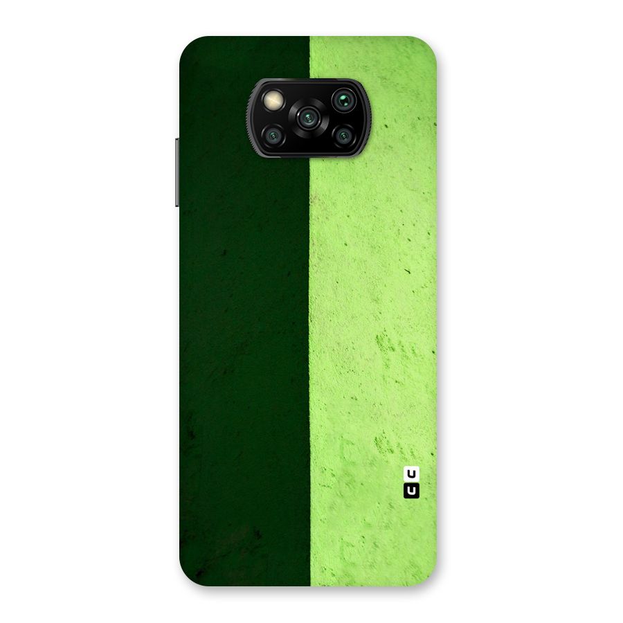 Shades Half Back Case for Poco X3