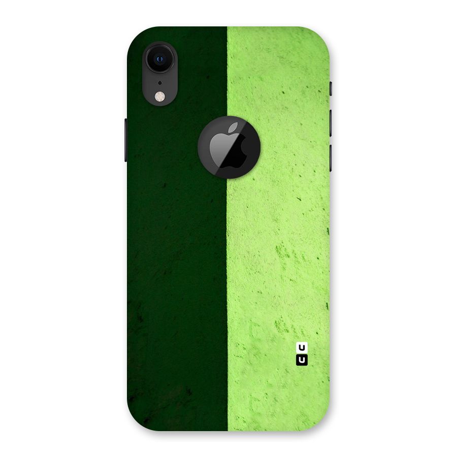 Shades Half Back Case for iPhone XR Logo Cut