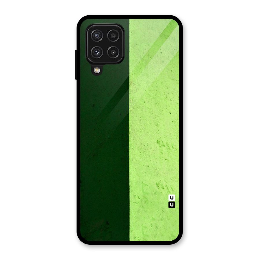Shades Half Glass Back Case for Galaxy A22 4G