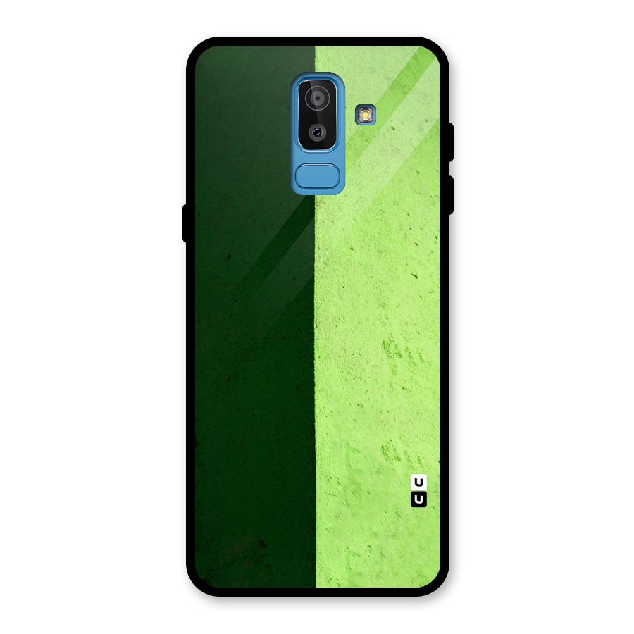 Shades Half Glass Back Case for Galaxy J8