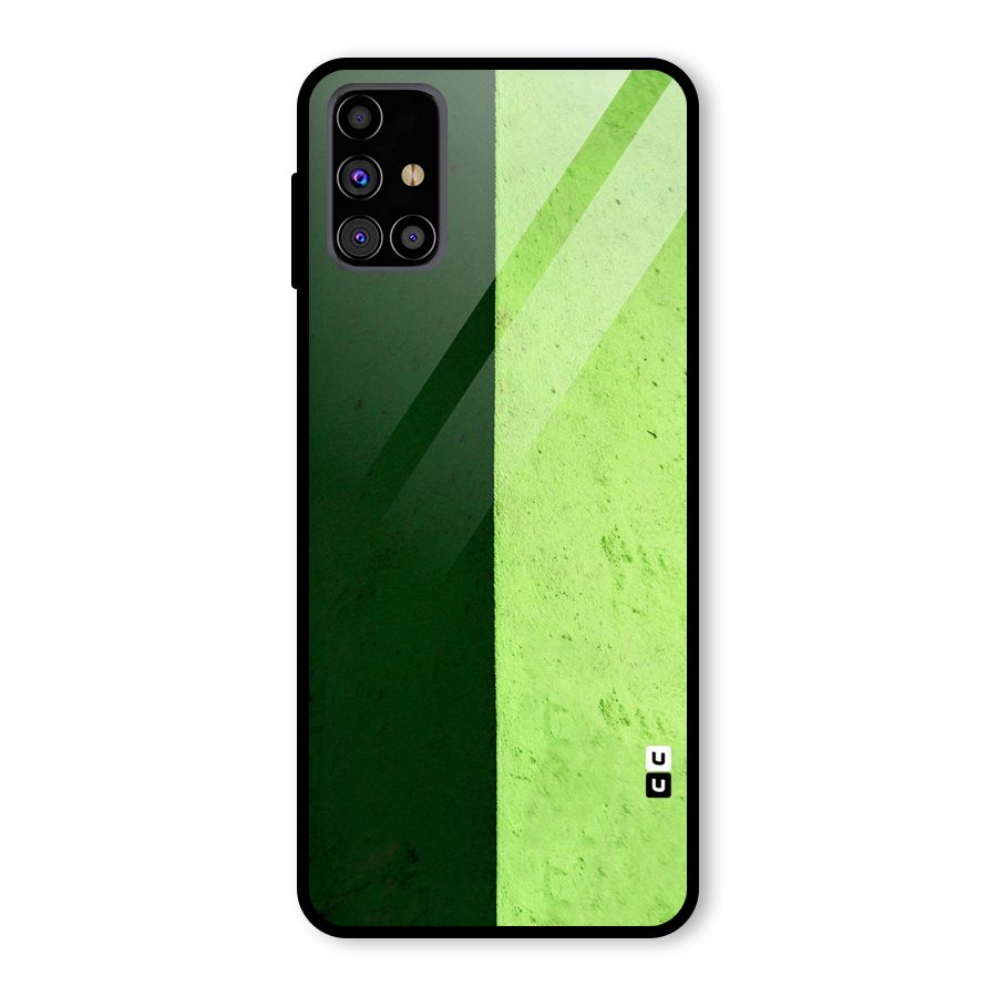 Shades Half Glass Back Case for Galaxy M31s