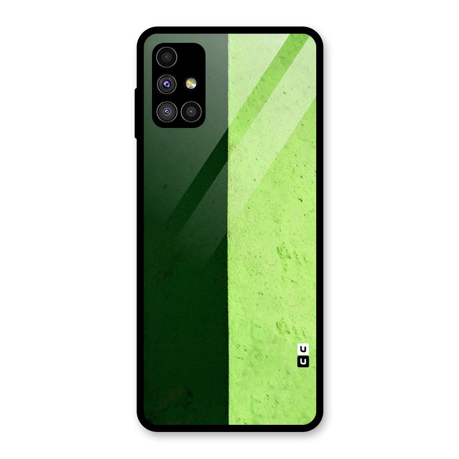 Shades Half Glass Back Case for Galaxy M51