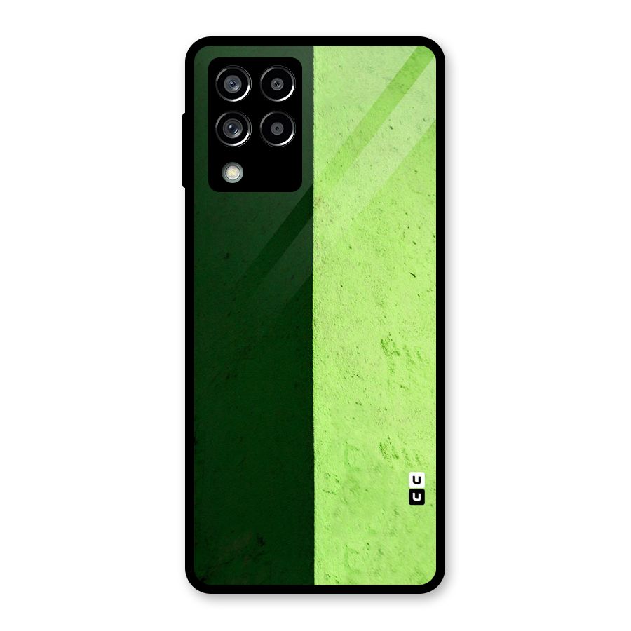 Shades Half Glass Back Case for Galaxy M53 5G