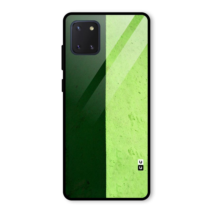 Shades Half Glass Back Case for Galaxy Note 10 Lite