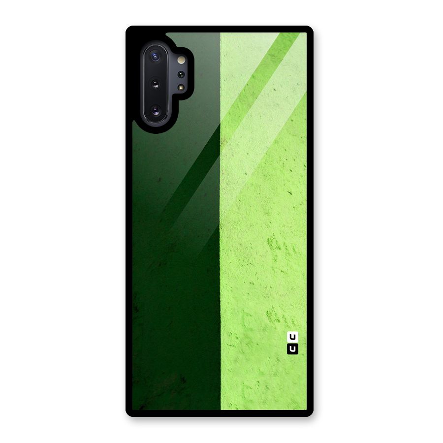 Shades Half Glass Back Case for Galaxy Note 10 Plus