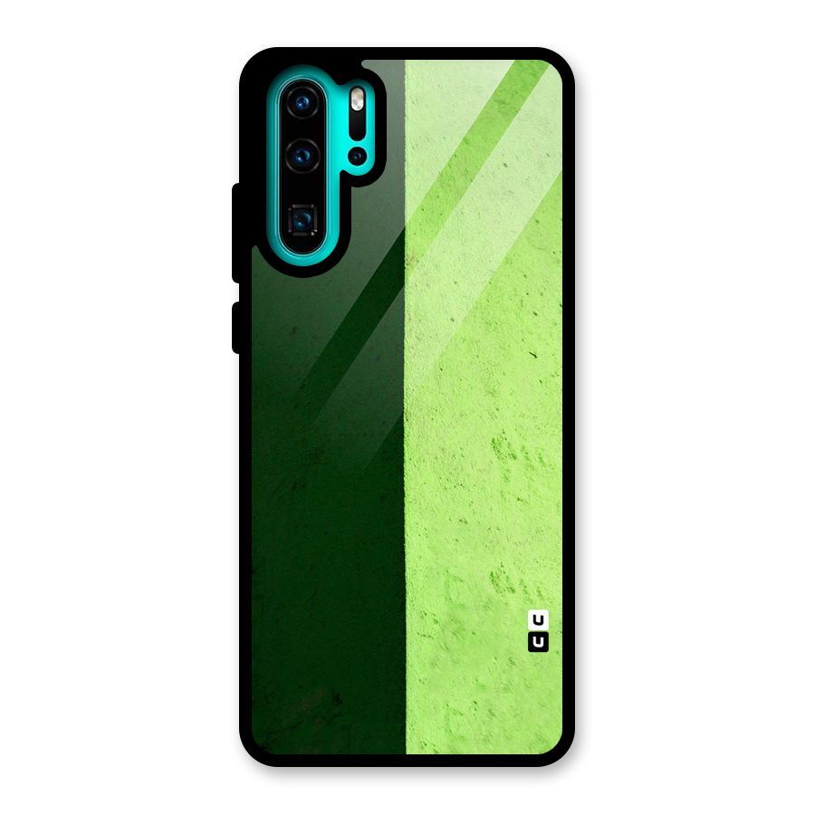 Shades Half Glass Back Case for Huawei P30 Pro